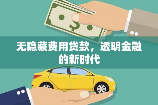 通霄无隐藏费用贷款，透明金融的新时代