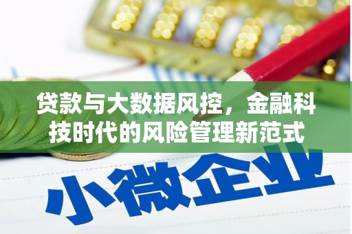 通霄贷款与大数据风控，金融科技时代的风险管理新范式