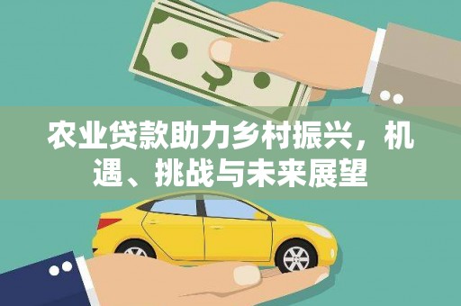 通霄农业贷款助力乡村振兴，机遇、挑战与未来展望