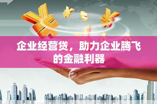 通霄企业经营贷，助力企业腾飞的金融利器