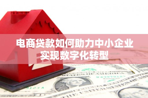 通霄电商贷款如何助力中小企业实现数字化转型