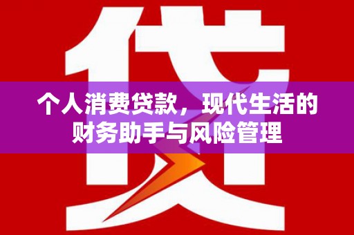 通霄个人消费贷款，现代生活的财务助手与风险管理
