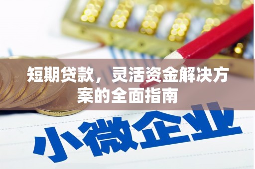 通霄短期贷款，灵活资金解决方案的全面指南