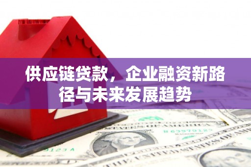 通霄供应链贷款，企业融资新路径与未来发展趋势