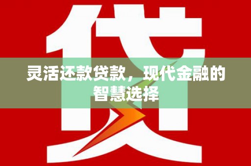 通霄灵活还款贷款，现代金融的智慧选择