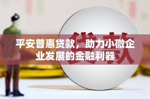 通霄平安普惠贷款，助力小微企业发展的金融利器