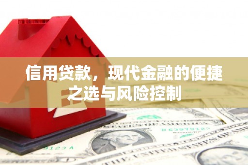 通霄信用贷款，现代金融的便捷之选与风险控制