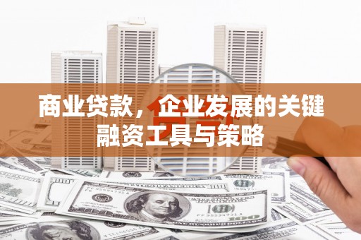 通霄商业贷款，企业发展的关键融资工具与策略