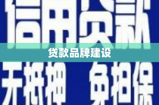 通霄贷款品牌建设