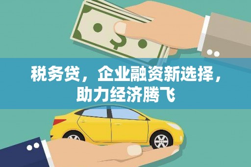 通霄税务贷，企业融资新选择，助力经济腾飞