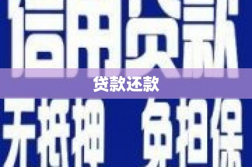 通霄贷款还款
