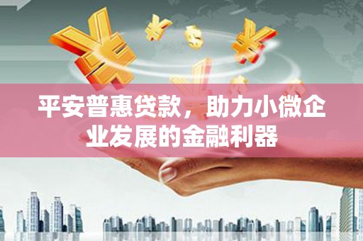 通霄平安普惠贷款，助力小微企业发展的金融利器