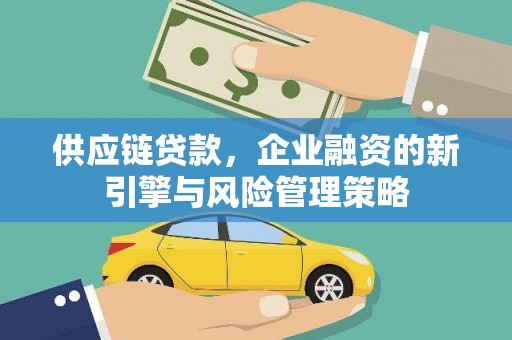 通霄供应链贷款，企业融资的新引擎与风险管理策略