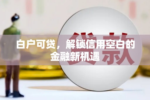 通霄白户可贷，解锁信用空白的金融新机遇