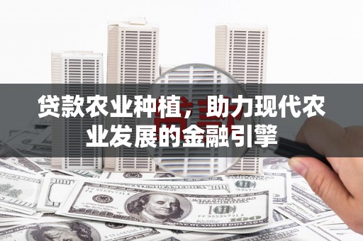 通霄贷款农业种植，助力现代农业发展的金融引擎