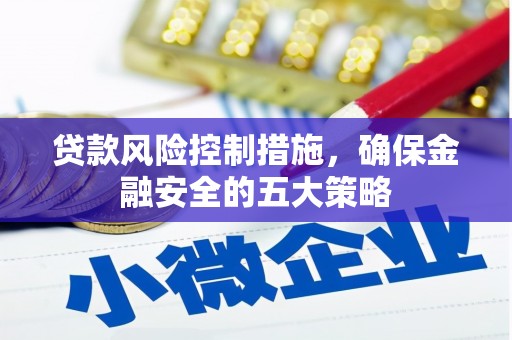 通霄贷款风险控制措施，确保金融安全的五大策略