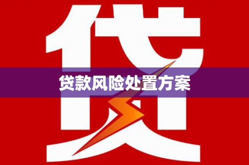 通霄贷款风险处置方案